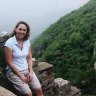 We strolled along  a track that wouldn't have been out of place on a hike through the bush in Australia. There was no sign of any wall, let alone a Great one, and  we wondered if  our excitement had been misplaced.