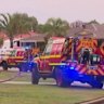 The Ballajura street was cordoned off on Sunday night.