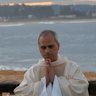 Pope Leo XIV celebrating mass at Sydney’s Collaroy Beach in 2009.
