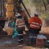 EV Resources’ reverse-circulation drilling at its Khartoum tin-silver-tungsten project where it has now also identified rare earths.
