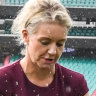 Former federal sports minister Bridget McKenzie (left) has come under fire for handing over   grants in marginal seats.