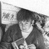 Twelve-year-old Richard Glover with his Elvis collection.