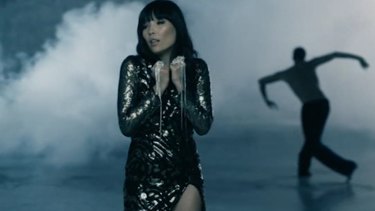 Still from Dami Im's Eurovision song, <i>Sound of Silence</i>.