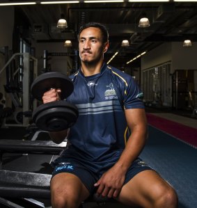 Brumbies recruit Lausii Taliauli has been picked on the wing to play the Rebels.