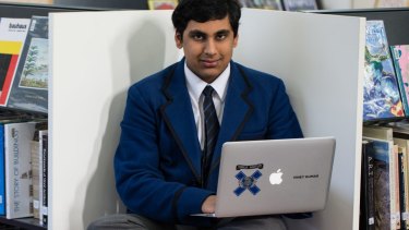Viney Kumar, 16, from Sydney, has written his own app.