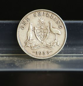 In good condition this 1933 shilling is worth more than $100.