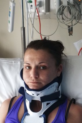 Canberra woman, Kirsty Toomey, alleges she suffered a spinal injury that required surgery to fix after a "rough ride" in police custody.