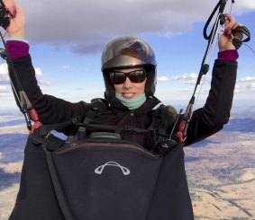 Canberra paragliding pilot Kari Roberson.