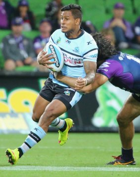 Suspended: Sharks five-eighth Ben Barba, who is serving a two-match ban, was at the nightspot where Dane Nielsen is alleged to have engaged in anti-social behaviour.