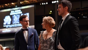 Jesse Cox (left) at this year's Walkley Awards, hosted in November.