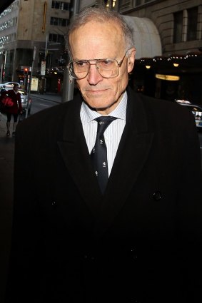 Dyson Heydon arrives at the royal commission.