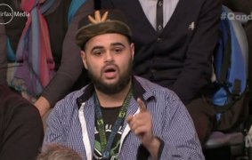 On <i>Q&A</i> Zaky Mallah directed comments at MP Steven Ciobo.