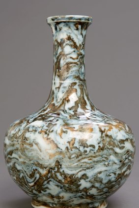 LOT 21. A rare Chinese flambé glazed vase, Qianlong Period. 1736 – 1795. Estimates $30,000 to $50,000.