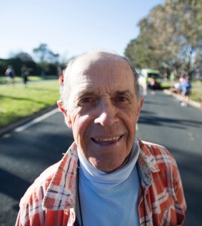Ricky Hatcher, who says he has run in every Canberra Times fun run. 