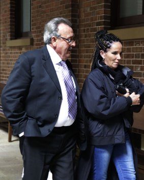 Accused refused bail: Family and friends of Sharon Yarnton at the King Street Courthouse.