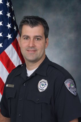 A North Charleston Police Department photo of Michael Thomas Slager. 