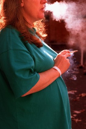 A study found about one in 10 ACT women smoked during pregnancy.