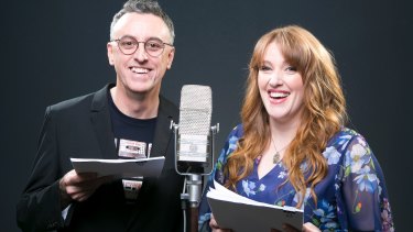 Tony Martin and Geraldine Quinn will record Martin's sitcom, Childproof, as a podcast at this year's Fringe Festival.