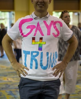 The new Republican platform is far to the right of Donald Trump on social issues, notably in its stance towards gays.