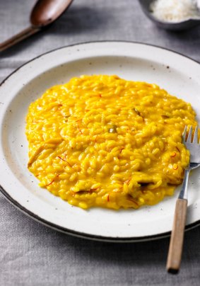 Saffron risotto.