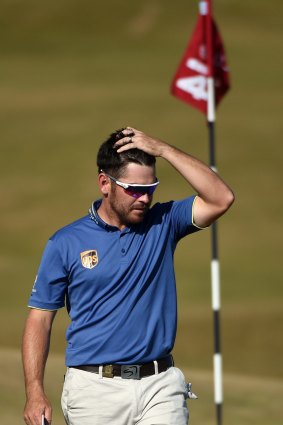 Louis Oosthuizen of South Africa, not Australia.