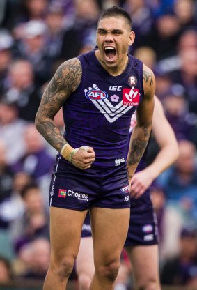 Michael Walters booted six goals for the Dockers.