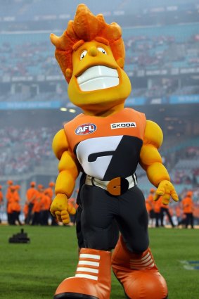 G-Man, the Giants mascot.