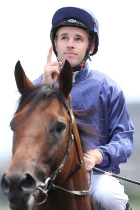 Reunited: Tommy Berry on River Wild.