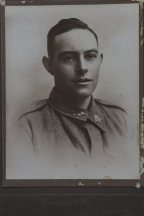 A picture of one of the soldiers, Henry Huntsman.