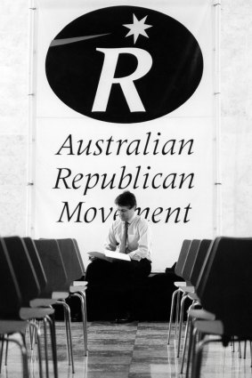 Mr Turnbull during his republican campaign days in 1994.