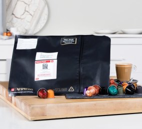 The satchels will cost $1.90 but Nespresso will cover the postage  costs.
