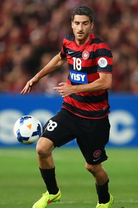 Iacopo La Rocca in action for the Wanderers.