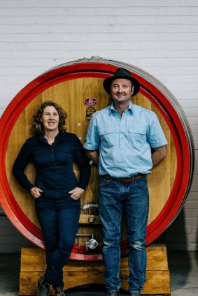 Bronwyn Dunwoodie and Sam Plunkett of Wine by Sam.