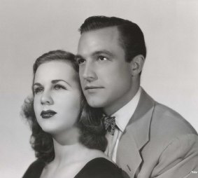 Gene Kelly and Deanna Durbin in the 1944 film Christmas Holiday.