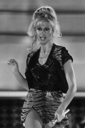 Olivia Newton John as Kira in the film <i>Xanadu</i>.