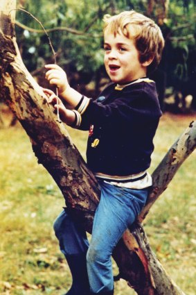 Stuart Mills as a young boy.