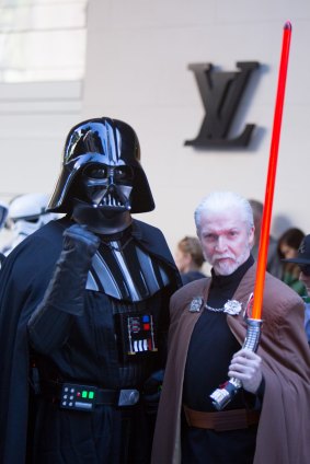 Sith Lords Darth Vader and Count Dooku were also in attendance.