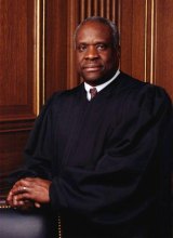 US Supreme Court Justice Clarence Thomas.