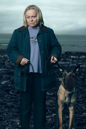 Prime suspect: Jacki Weaver as Susan Wright in <i>Gracepoint</i>.