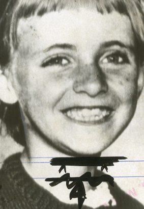 Joanne Ratcliffe, 11, who was abducted from Adelaide Oval along with Kirste Gordon, 4, on August 25, 1973. Witnesses reported a man carrying a young girl and an older girl struggling with him to release the child.