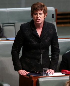 Labor MP and former Speaker Anna Burke says Mrs Bishop crossed the line during her Q&A appearance on Monday night.