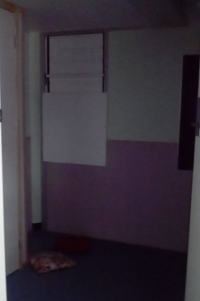 The "cell-like" room at Kawungan State School where Tate Smith was placed.