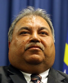 President of the Republic of Nauru Baron Waqa.