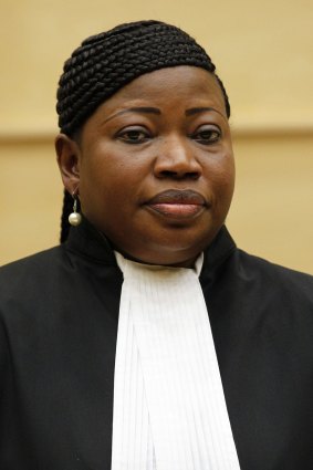 Frustrated: Fatou Bensouda, chief prosecutor of the International Criminal Court.