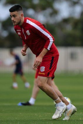 New Blue: Former Adelaide defender Ben Warland has signed for Sydney FC.