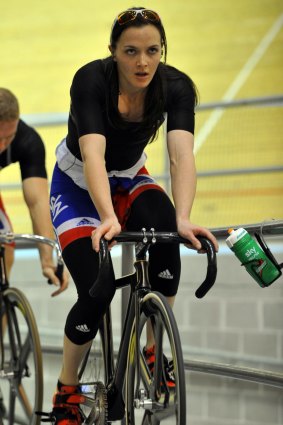 Cyclist to jockey: Victoria Pendleton during her cycling days.