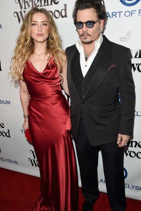 Amber Heard filed for divorce from Johnny Depp three days after his mother died.