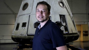 Hughes claimed Tesla CEO Elon Musk  made fake rockets from blimps. 
