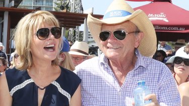 Gerry Harvey, with wife Katie, just bought another million shares.