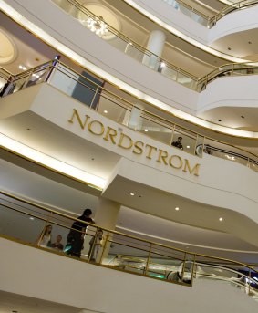 Bernie Brookes praised the service standards at department stores such as Nordstrom.